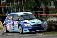 Rallye Český Krumlov: Roman Odložilík a Martin Tureček se Škodou Fabia S2000